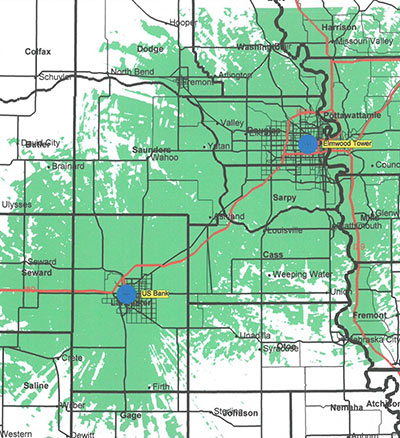 Nebraska Coverage Map